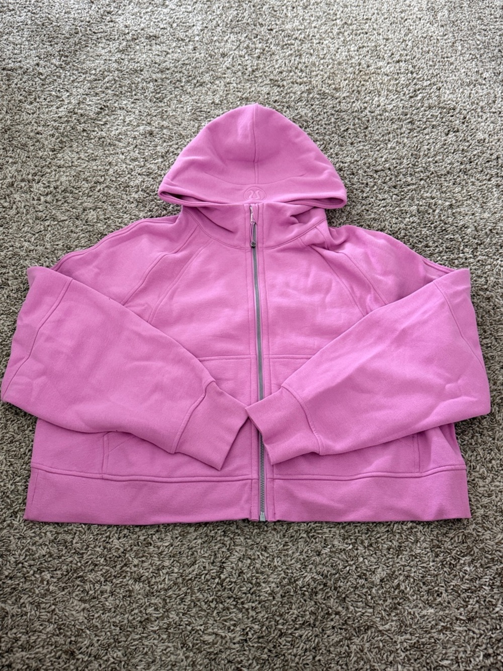 Lululemon Scuba Full Zip Hoodie Dahlia Mauve